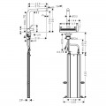 Змішувач для кухні Hansgrohe AGUNO SELECT 250, 2jet з витяжним виливом Sbox 73830000 - Фото 1